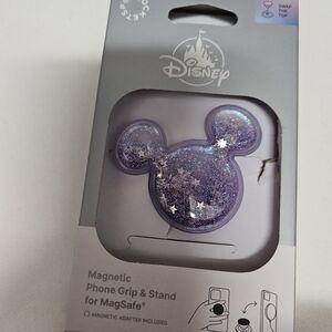 Disney Purple Magnetic Phone Grip & Stand for MagSafe